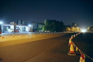 2017年高遠公司在新鄉市政道路進行城市道路功能化復合封層施工